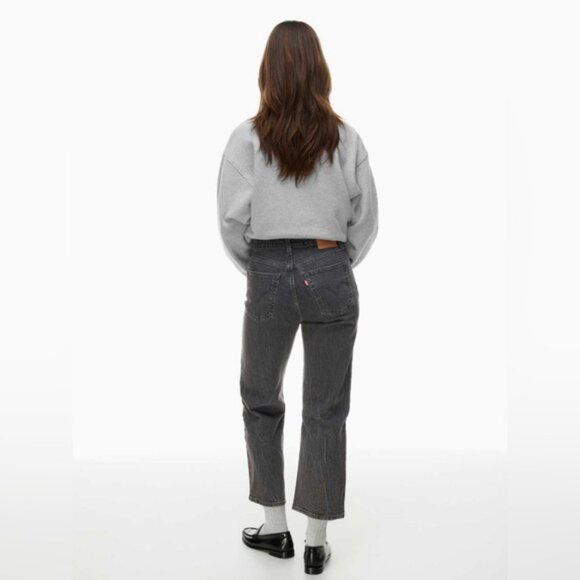 Levis Ribcage Straight Ankle Denim Jeans - Picture 3 of 9